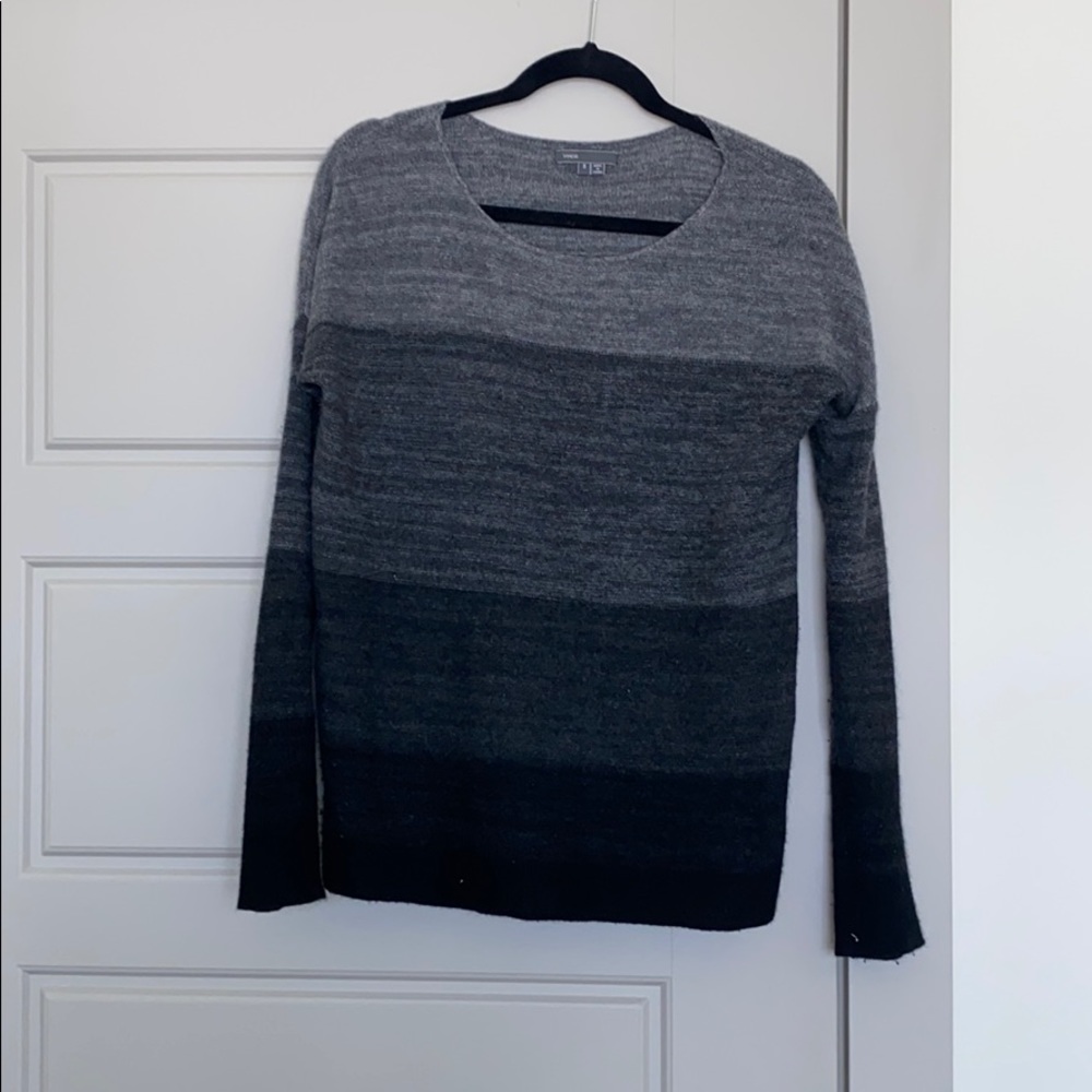 Vince Cashmere Degrade Ombré Sweater